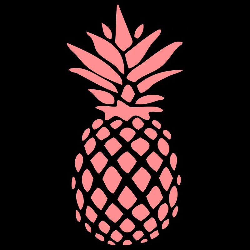 Ananas noir silhouette