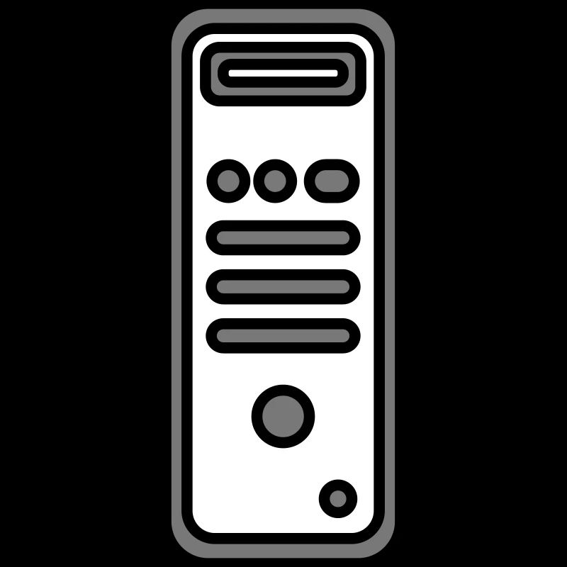 Icon Logo Gehäuse Computer