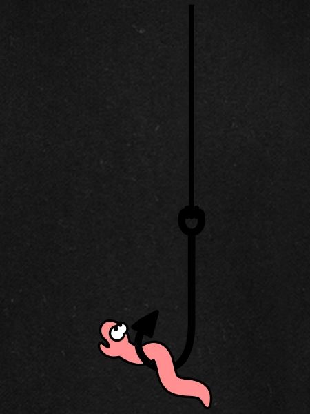 Worm On The Hook