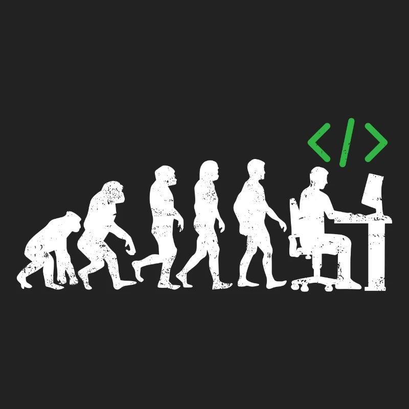 Programmierer Evolution geschenk coder java c++