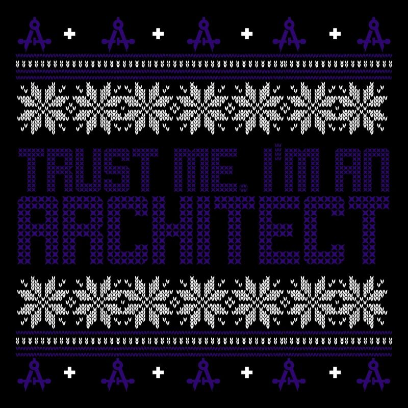 Architecte laid noël pull, professions zirkel