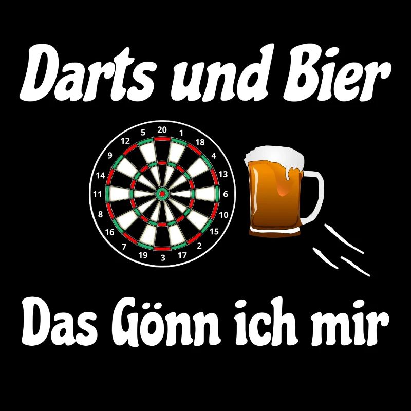 Darts & Bier - Darts tshirt