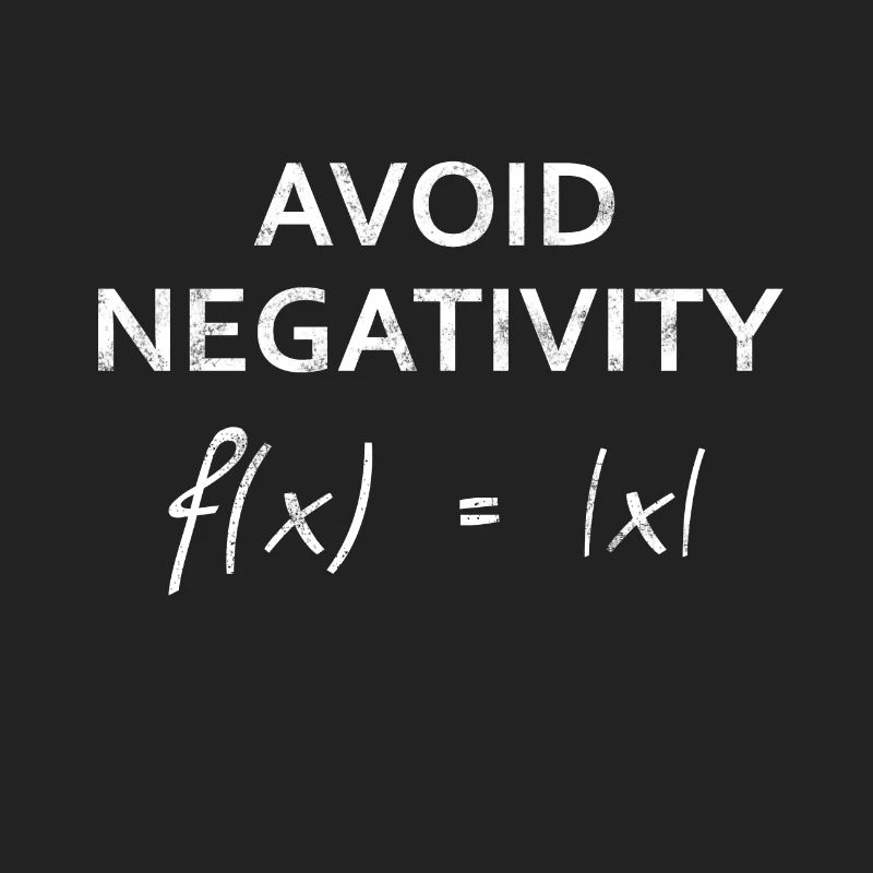 Avoid Negativity - Math Design