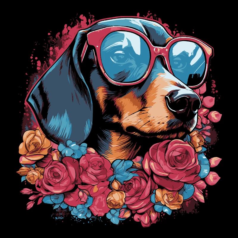 Teckel fleur
