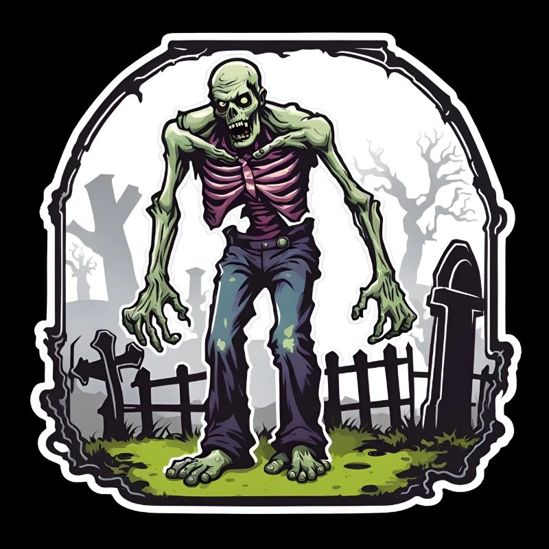 Zombie / Apokalypse / Udøde / Rædsel / Virus / Logo