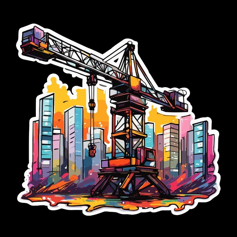 Grue / de chantier / treuil / système de grue