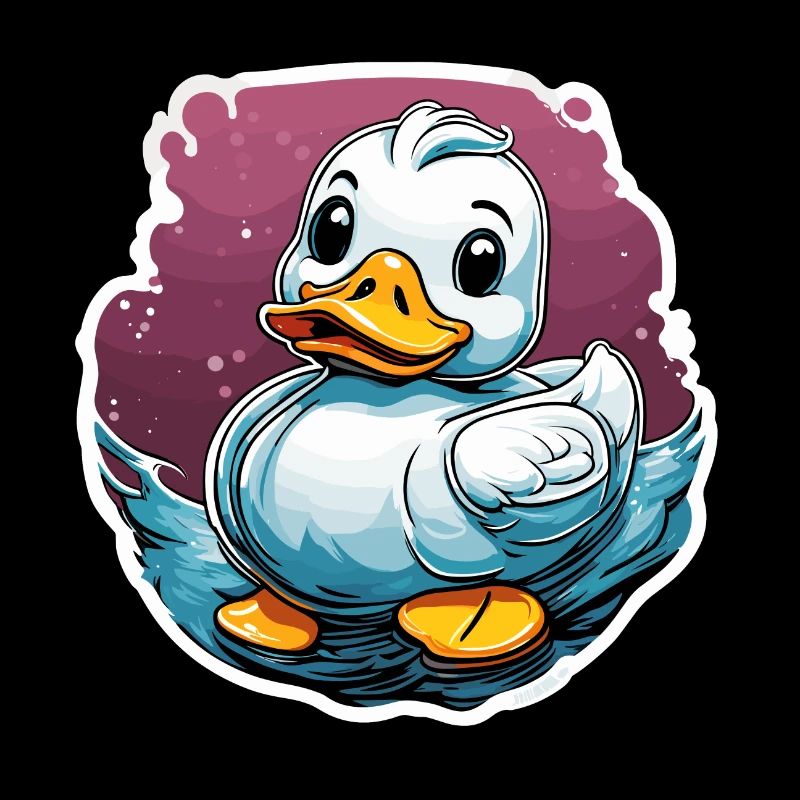 Canard en caoutchouc / canard en caoutchouc / eau / baignoire