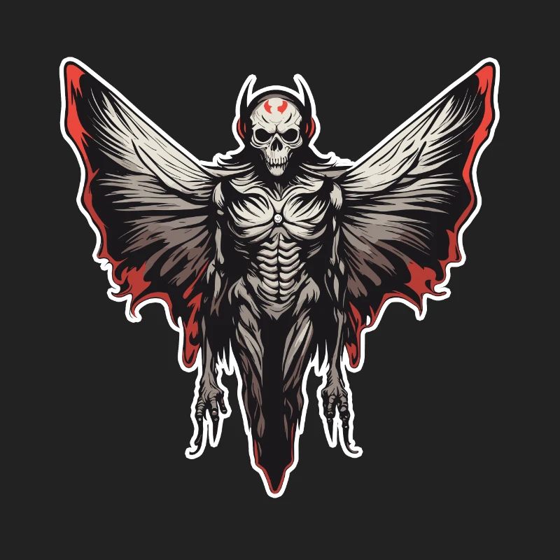 Mothman / Moth / Insect / Mythical Creature / Flutter