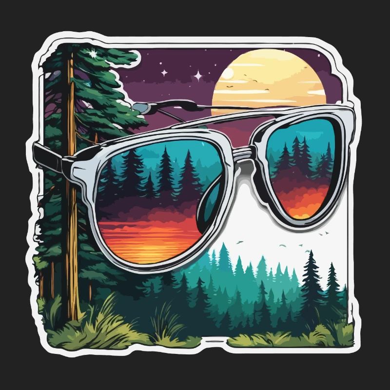 Lunettes de soleil / Reflection / Forest / Reflection