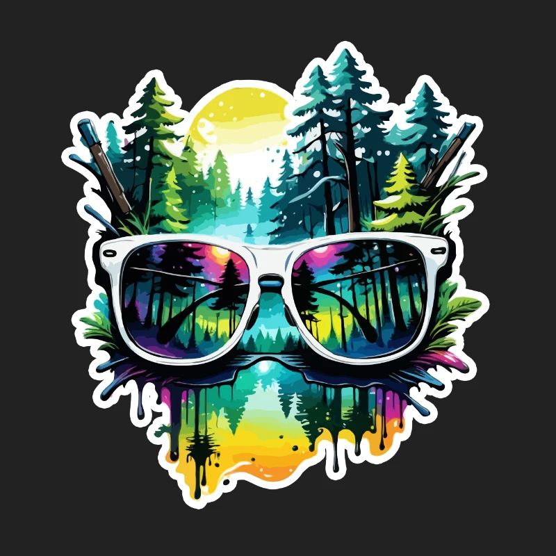 Lunettes de soleil / Reflection / Forest / Reflection
