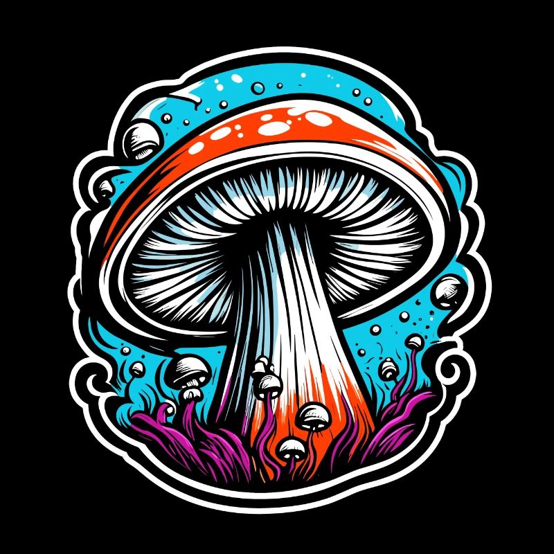 Champignon / Champignon / Prairie / Forêt / Goa / Psy