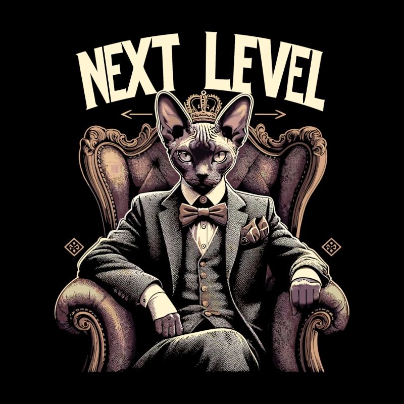 Cornish Rex Anzug Next Level Katze Geschenk