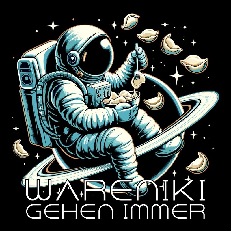 Wareniki Astronaut lecker Geschenk