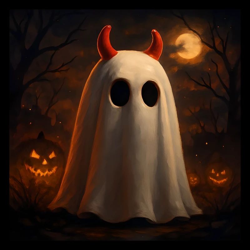 Spooky Devil Ghosts Halloween Gift