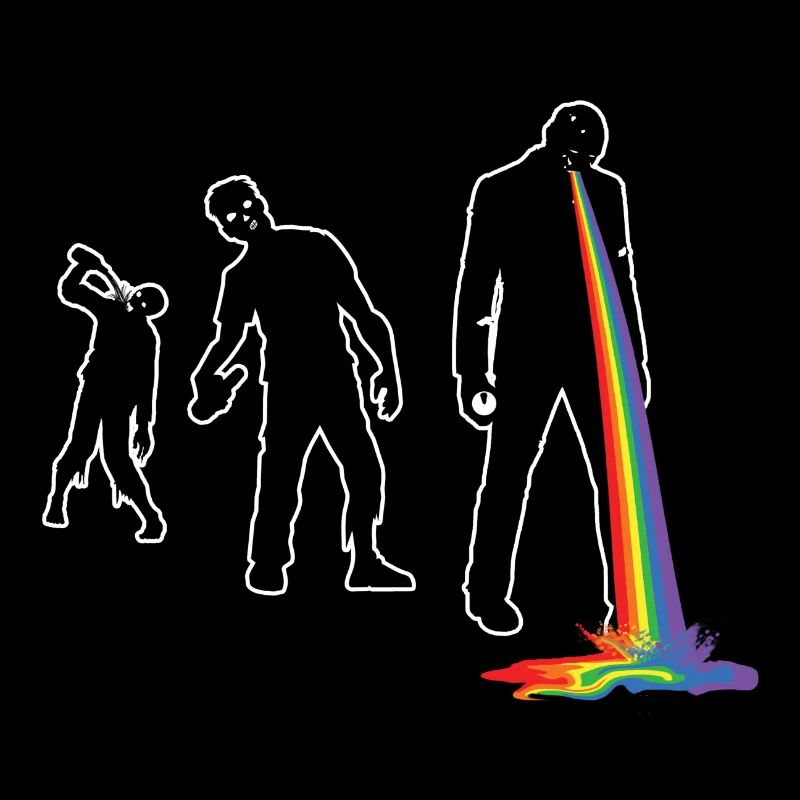 walking drunken rainbow