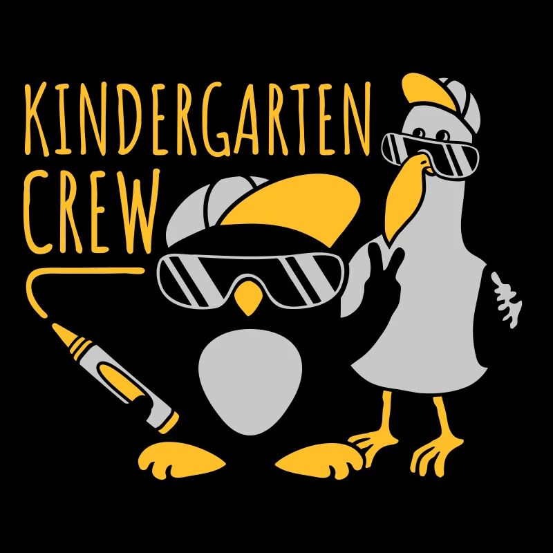 Kindergarten Crew Möwe Pinguin