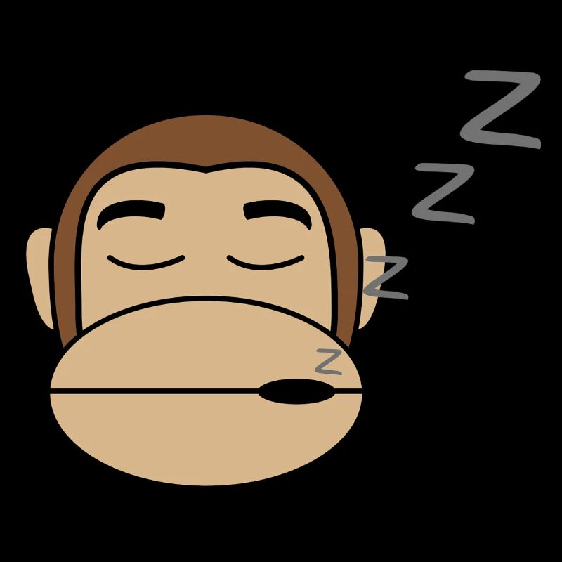 Affe Schläft Geschenk Idee