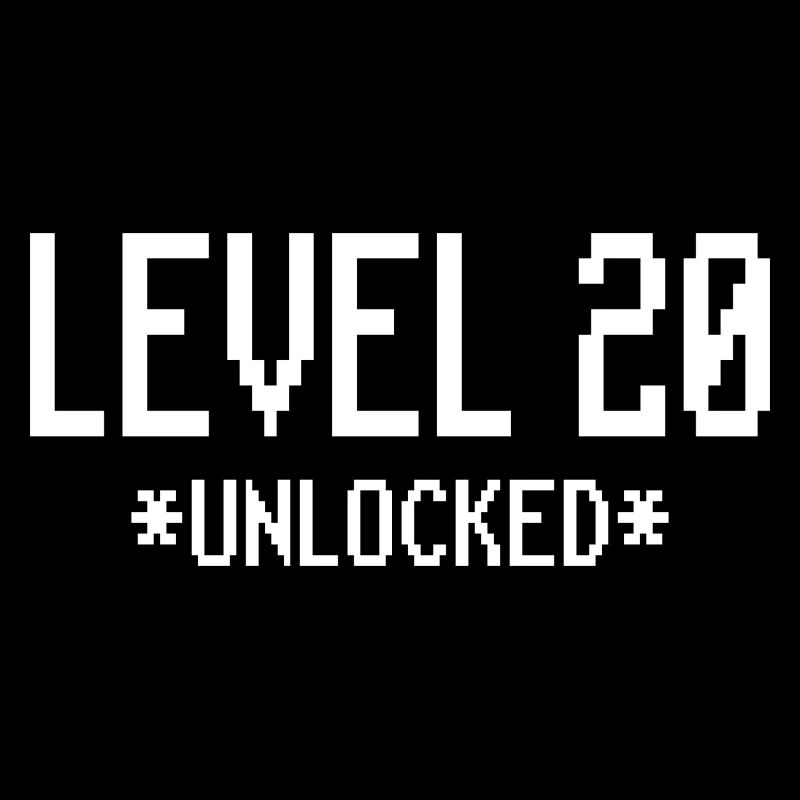 20. Geburtstag Geschenk Level 20 Game