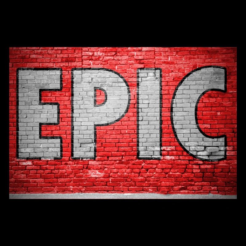 Epic Brick Wall Graffiti