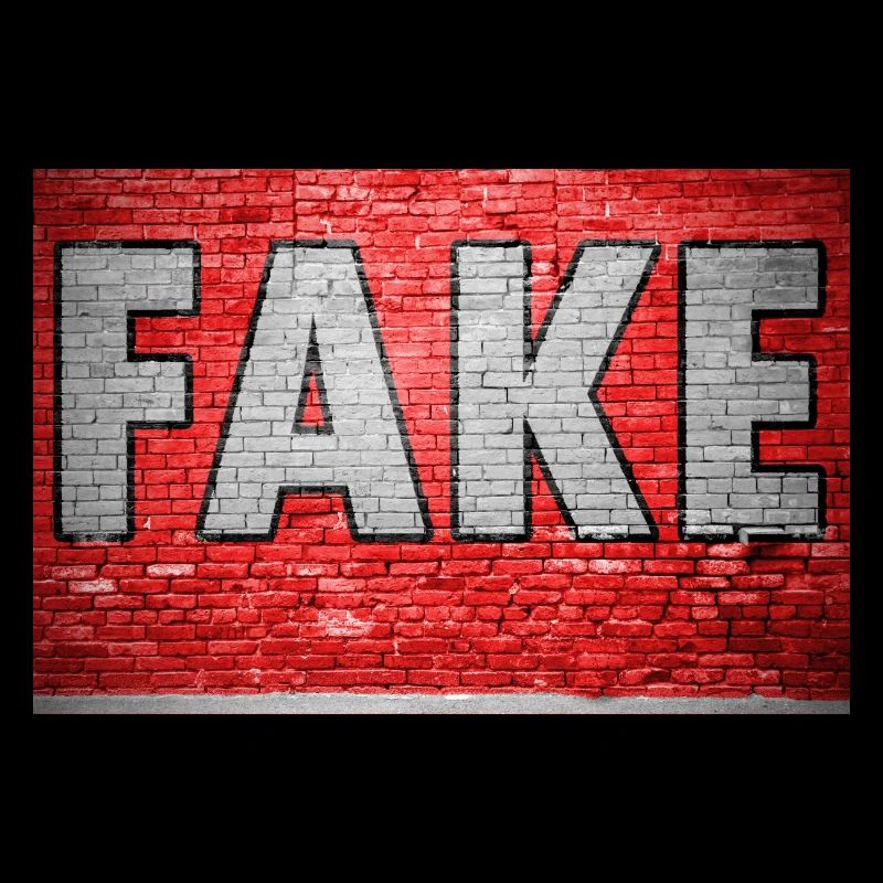 Faux graffiti de mur de briques