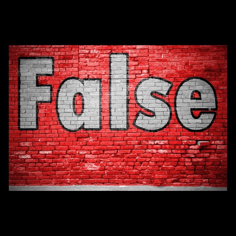 False Ziegelsteinmauer Graffiti