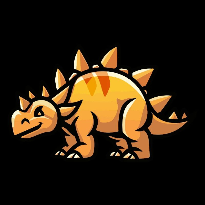 Dinosaur Stegosaurus Comic