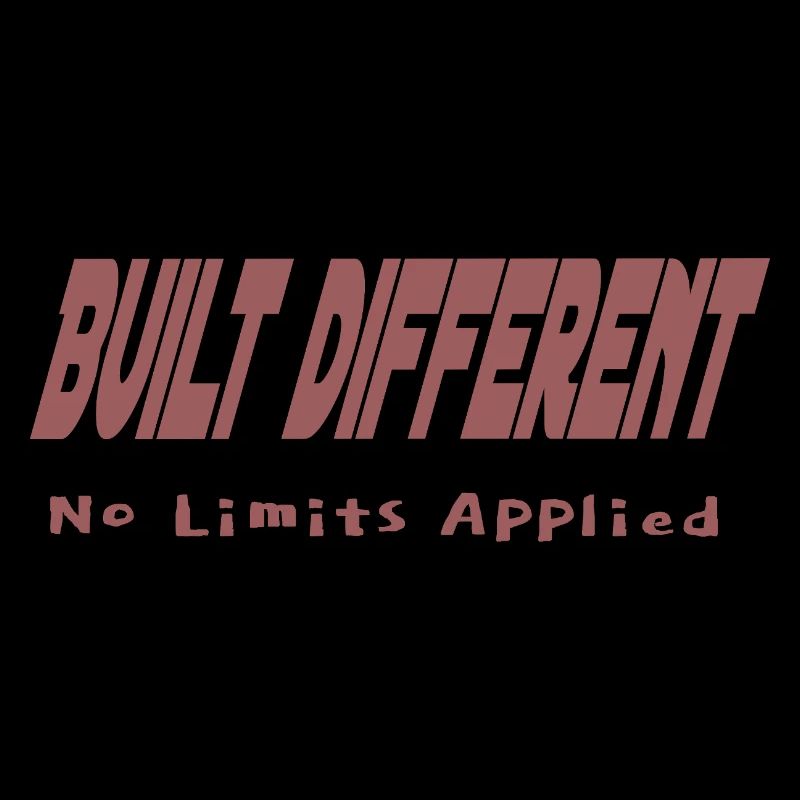 Construit différemment – Aucune limite appliquée