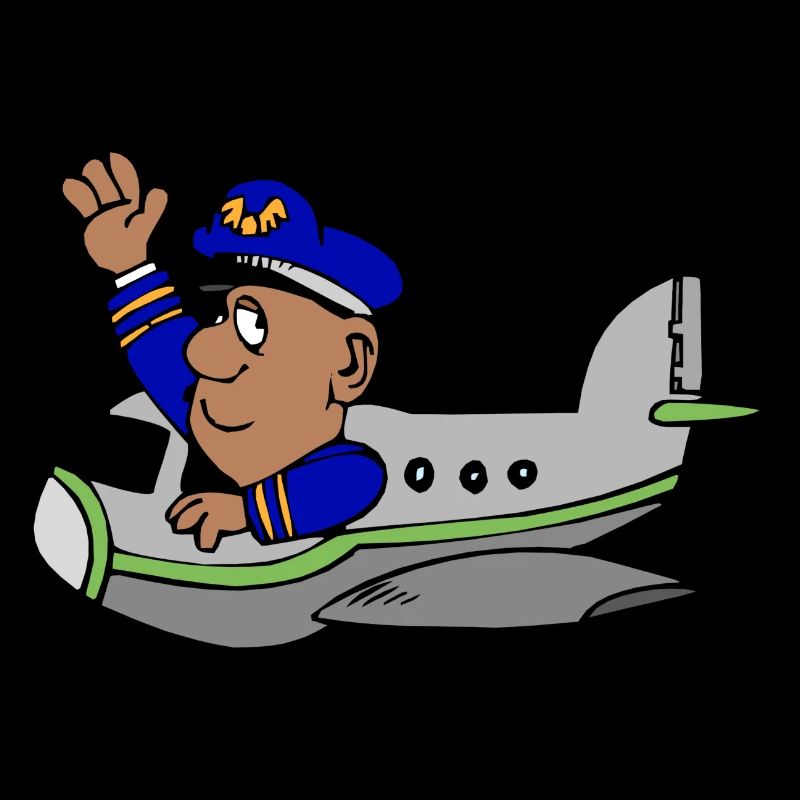 Flugzeug mit Pilot