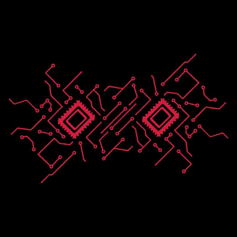 circuitry technology lines microchip disk pattern