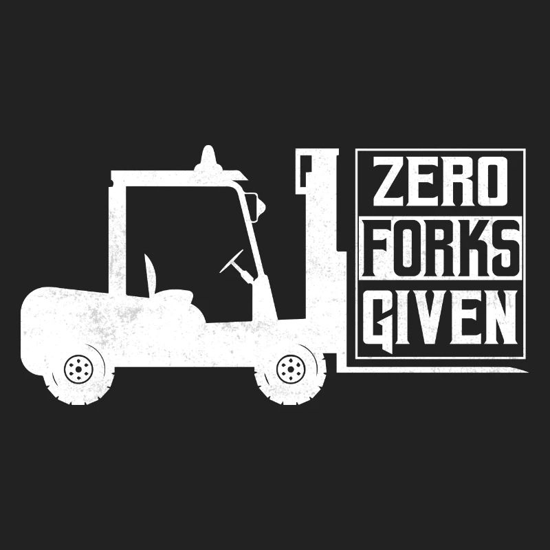 Zero Forks Given Forklift Forklifter Operator