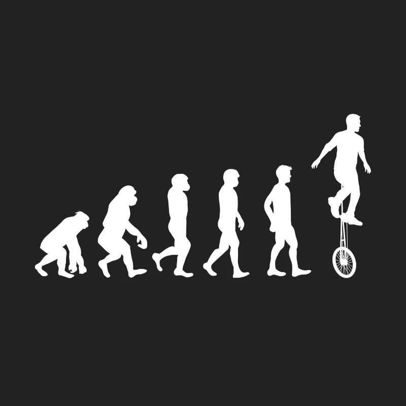 Evolution Einrad Geschenk Unicycle Einradfahrer