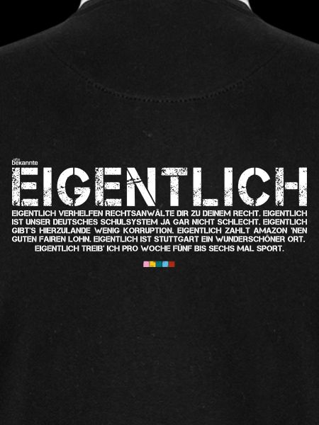 Eigentlich (weiß, mit Stabil Logo)