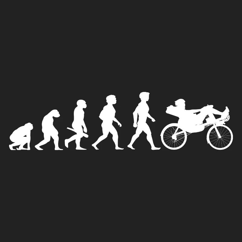 Evolution couché vélo couché cyclisme vélo