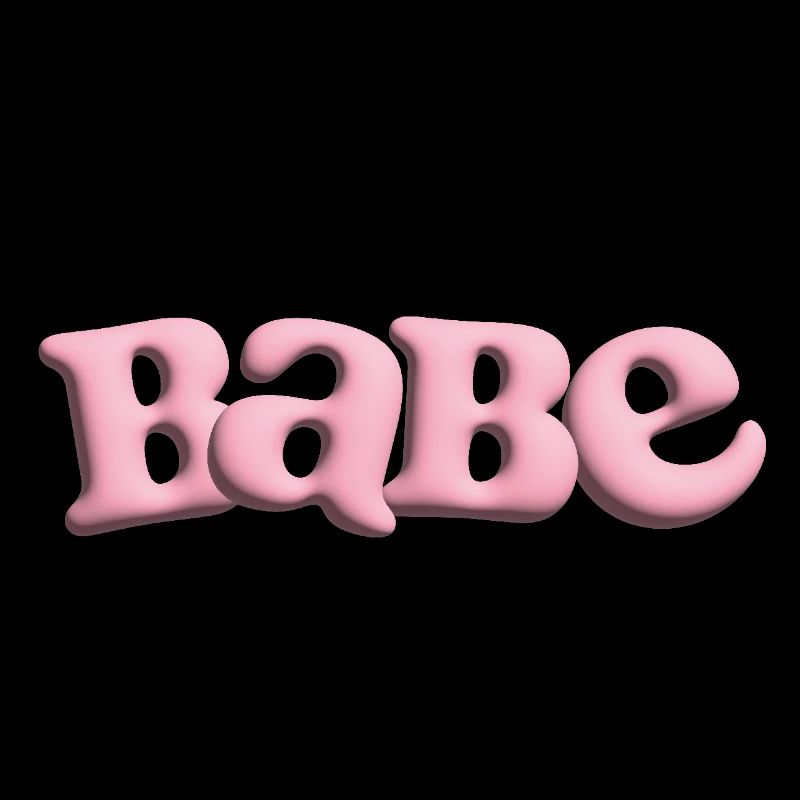 Not Your Babe - Bubble Statement