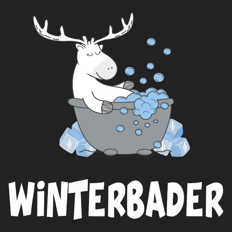 Winterbader eisschwimmen Eisbad Eisbader