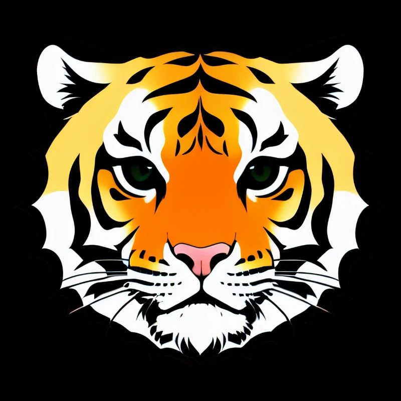 Comic Tiger Mignon Drôle Cool Dessin animé 12