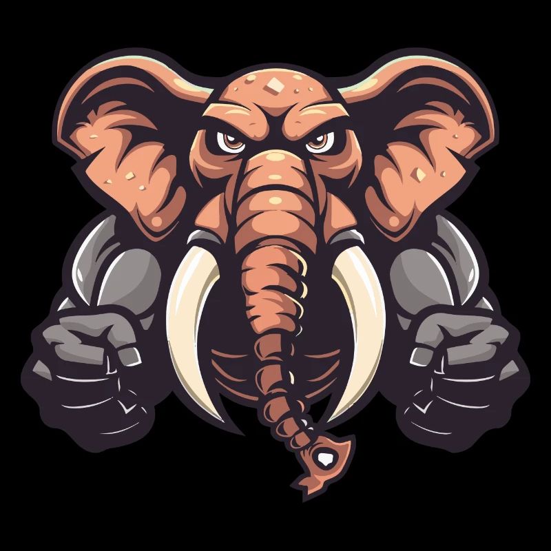 Elephant Animal Comic