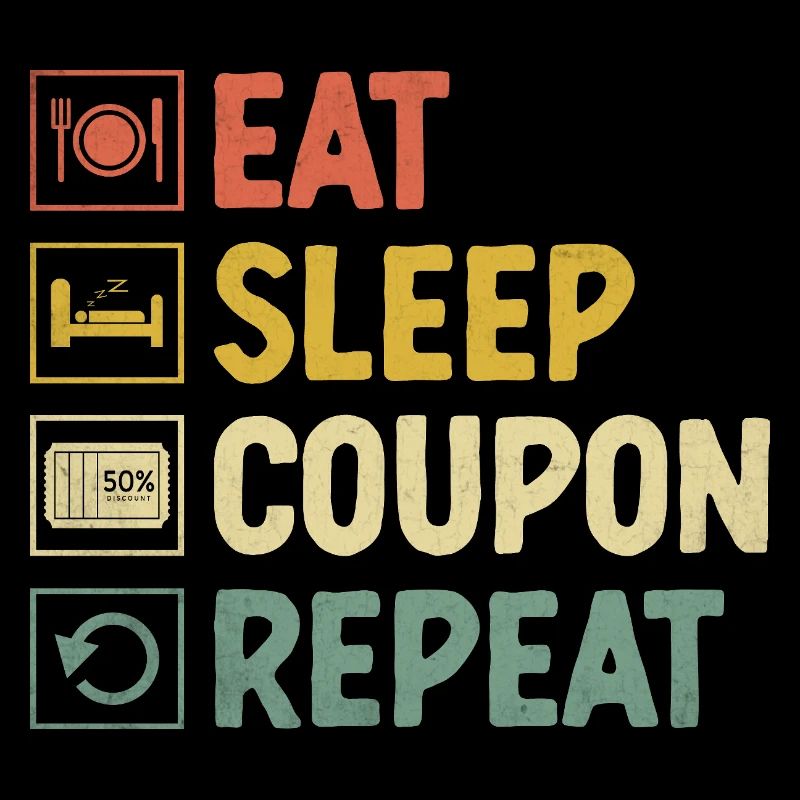Eat Sleep Gutschein Repeat Couponer Shopper Speichern