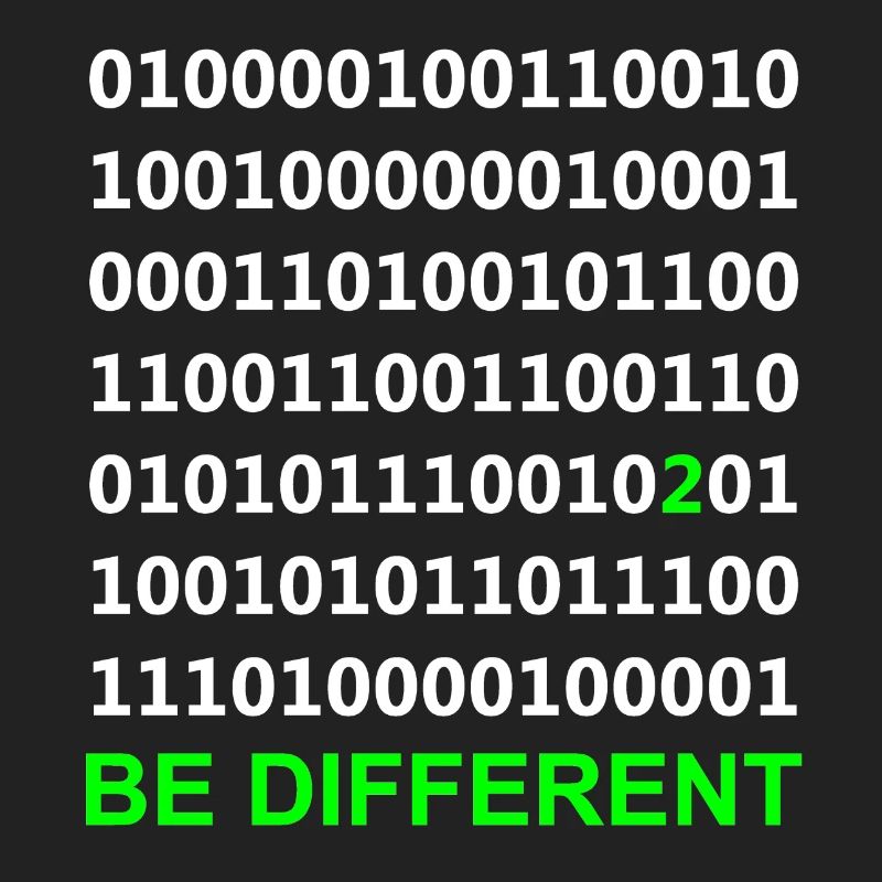 Be Different - Binary - Digital