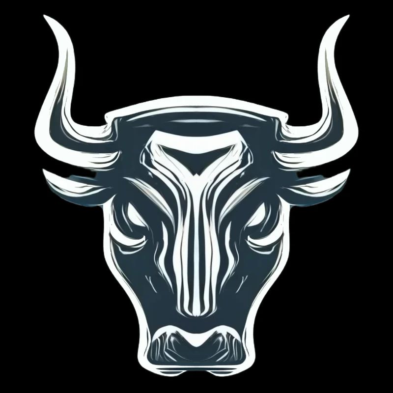 STILISIERTER, KANTIGER STIER