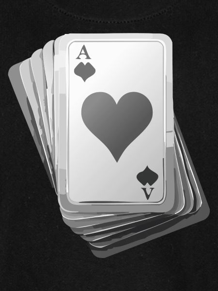 Cards black/white