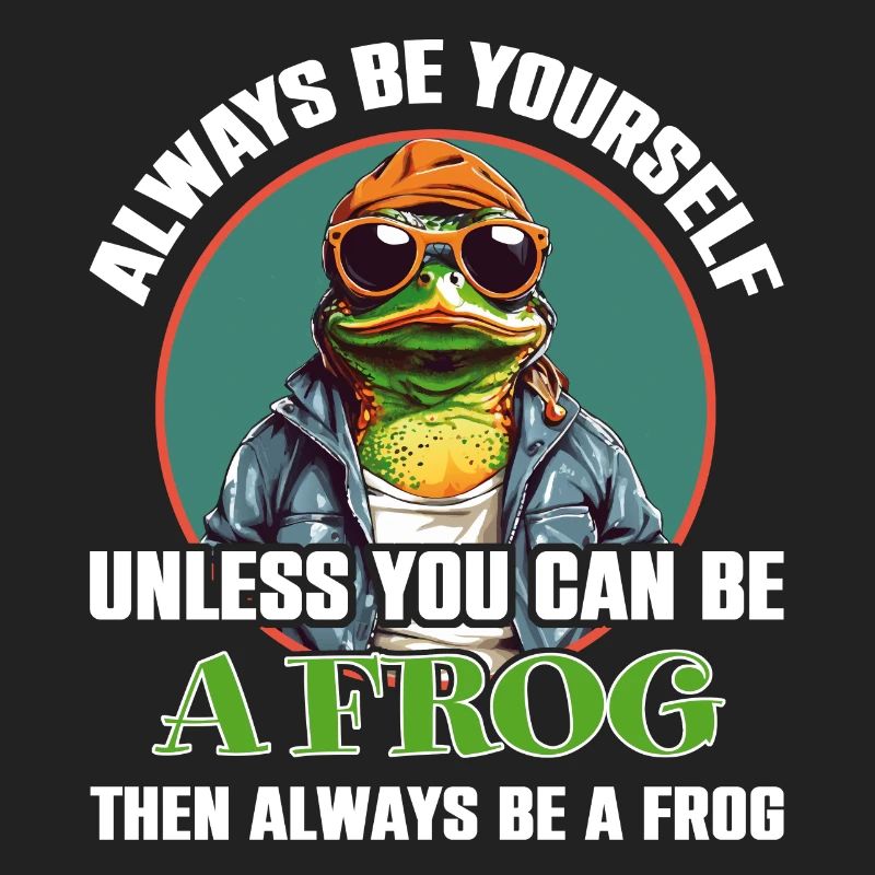 Sei Du selbst oder sei ein Frosch