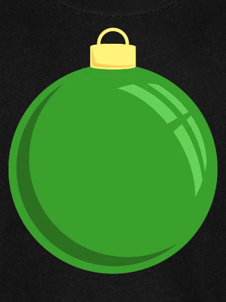 Weihnachtskugel Grün