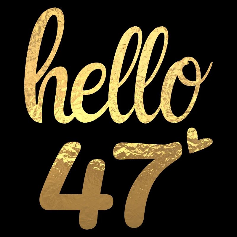 Hello 47 doré