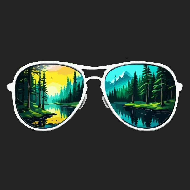 Lunettes de soleil / Reflection / Forest / Reflection