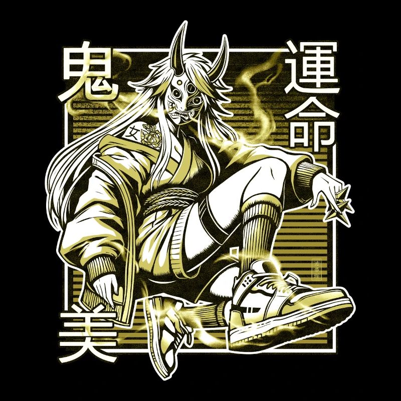 Gelber Kunoichi-Dämon