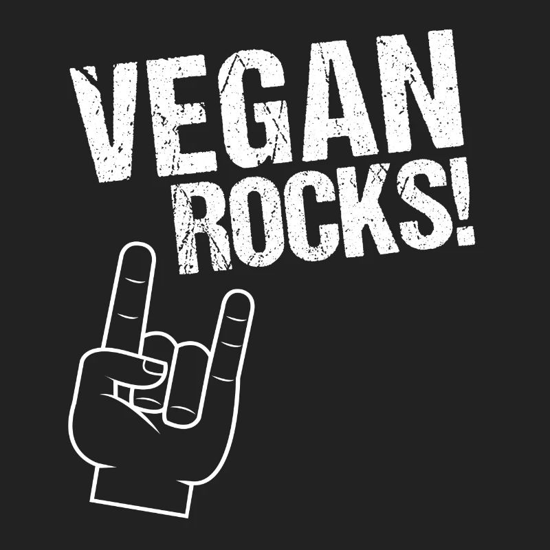 Vegan Rocks! Veganer oder Vegetarier Geschenk