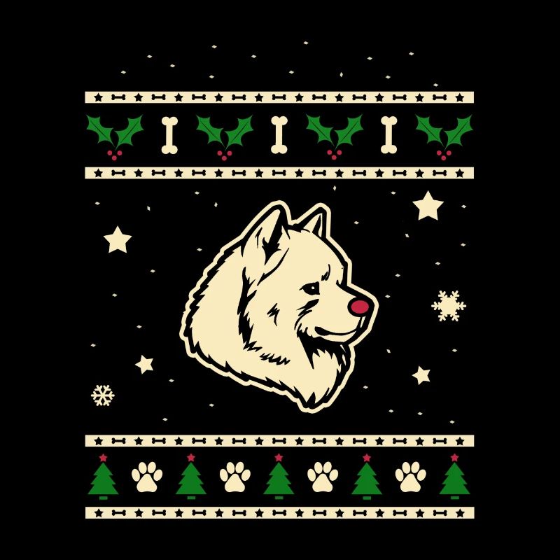 Samojeden Weihnachtsgeschenk