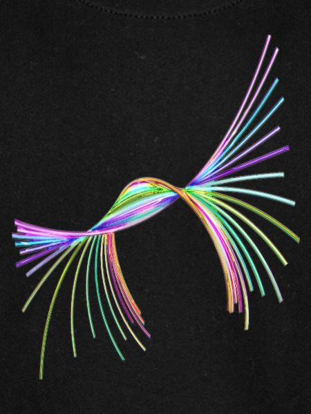Bunte Spaghetti