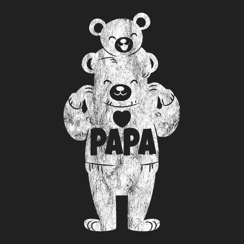 Geschenk bester Papa Bear Vater Vatertag Papi Bär